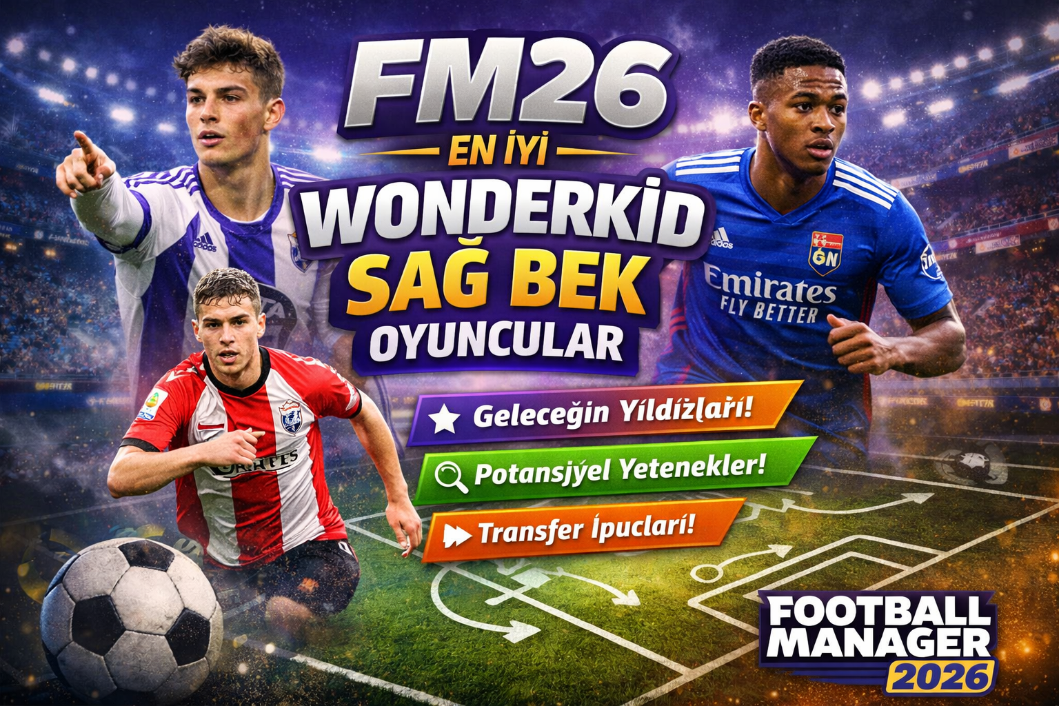 FM26 En İyi Wonderkid Sağ Bek Oyuncular