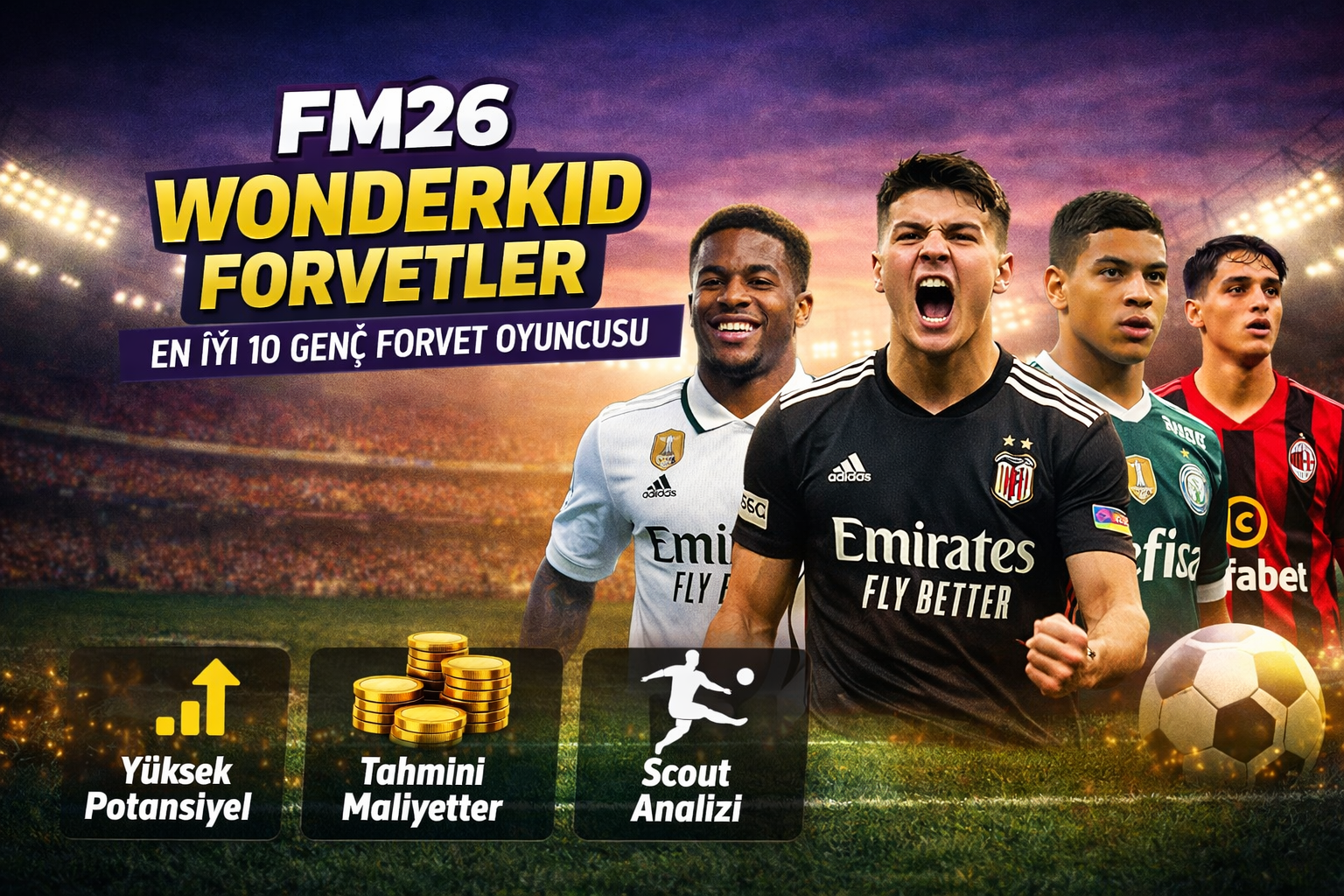 fm26 wonderkid forvetler – en iyi genç forvet oyuncuları 2026