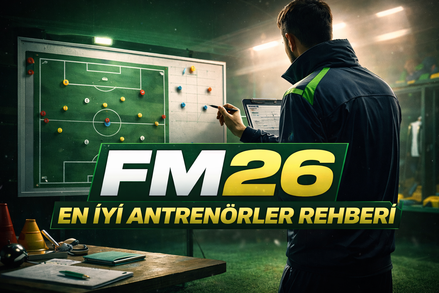 FM26 en iyi antrenörler rehberi kapak görseli