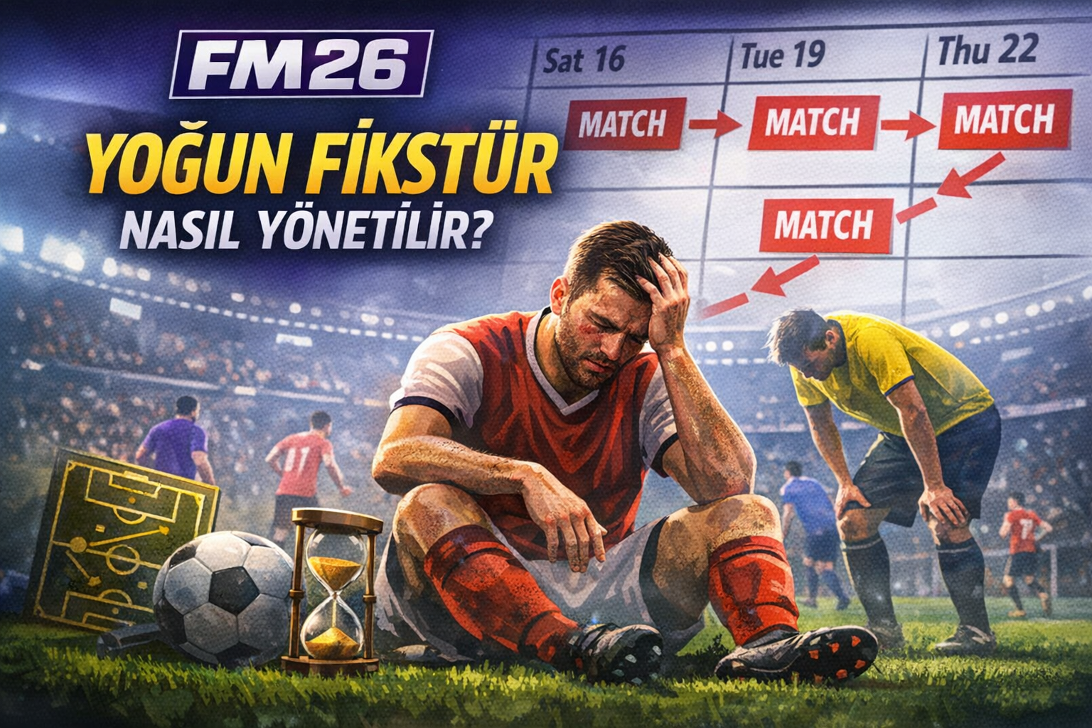 FM 26 yoğun fikstür nasıl yönetilir görseli